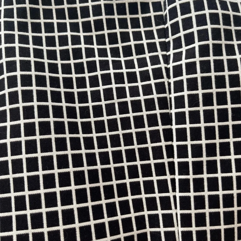 $1,190 Akris Punto Black/White Grid Sheath Dress Size 6 luxury career formal - Picture 4 of 6